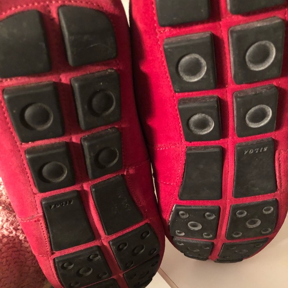 Bacco  Bucci Men’s Red suede Loafers - Picture 3 of 8